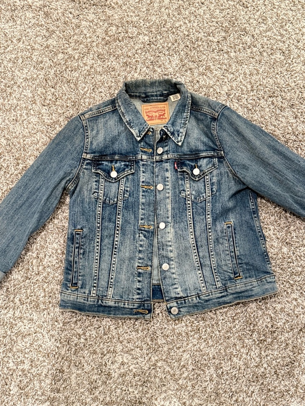 Levi's Blue Washed Denim Jacket